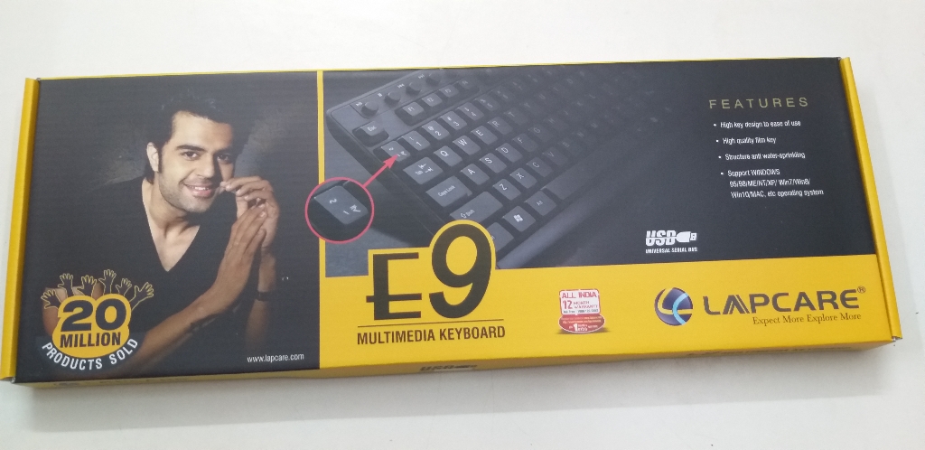 lapcare e9 multimedia keyboard